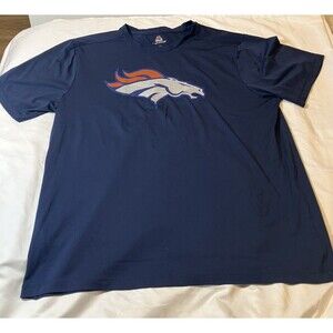 Majestic Cool Base Mens Size Large Denver Broncos T Shirt